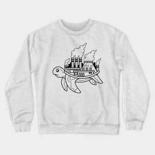 Plastic Free : Earth Day, Mother Earth, Climate Action, Alternative Energy, Reduce Your Impact, Keep It Clean Crewneck Sweatshirt